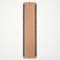 Когтеточка «Пижон», 60×15 см, ДВП, ковролин, серая