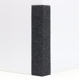 Когтеточка, 55×20 см, угловая, без меха, серая