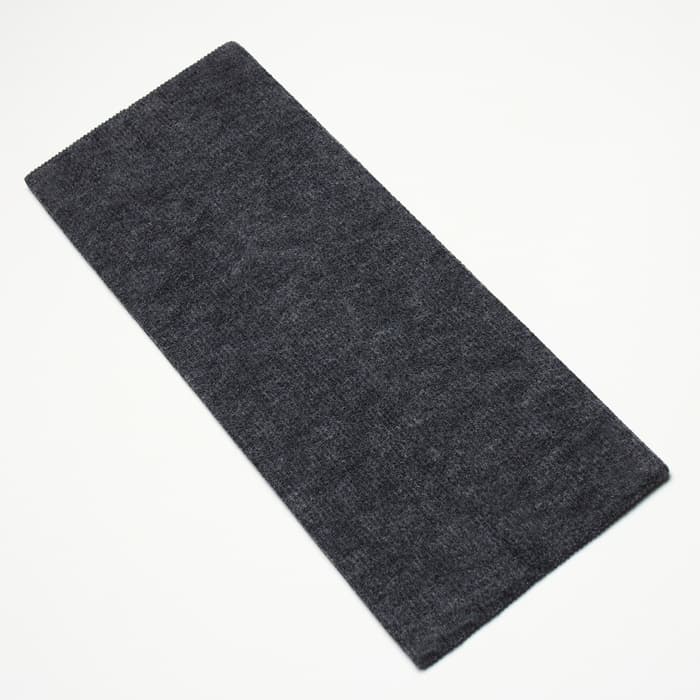 Когтеточка, 55×20 см, угловая, без меха, серая