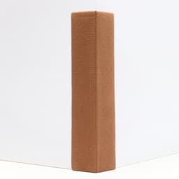 Когтеточка с пропиткой, 55×20 см, угловая, без меха, бежевая