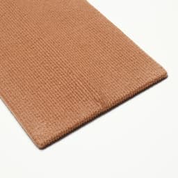 Когтеточка с пропиткой, 55×20 см, угловая, без меха, бежевая