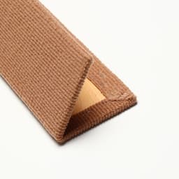 Когтеточка с пропиткой, 55×20 см, угловая, без меха, бежевая