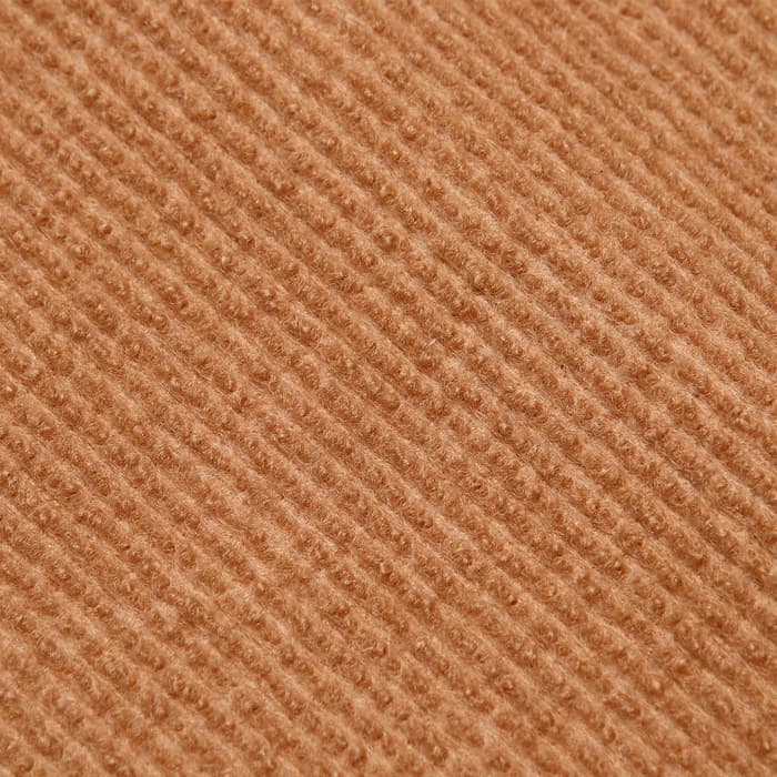 Когтеточка с пропиткой, 55×20 см, угловая, без меха, бежевая