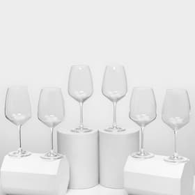 Бокалы «Жизель», 560 мл, набор 6 шт., стекло, прозрачные