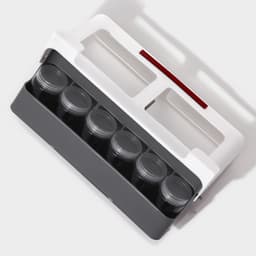 Органайзер подвесной в комплекте с банками, 6 шт. (125 мл), 32×13.5×9.5 см