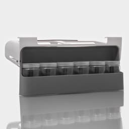 Органайзер подвесной в комплекте с банками, 6 шт. (125 мл), 32×13.5×9.5 см