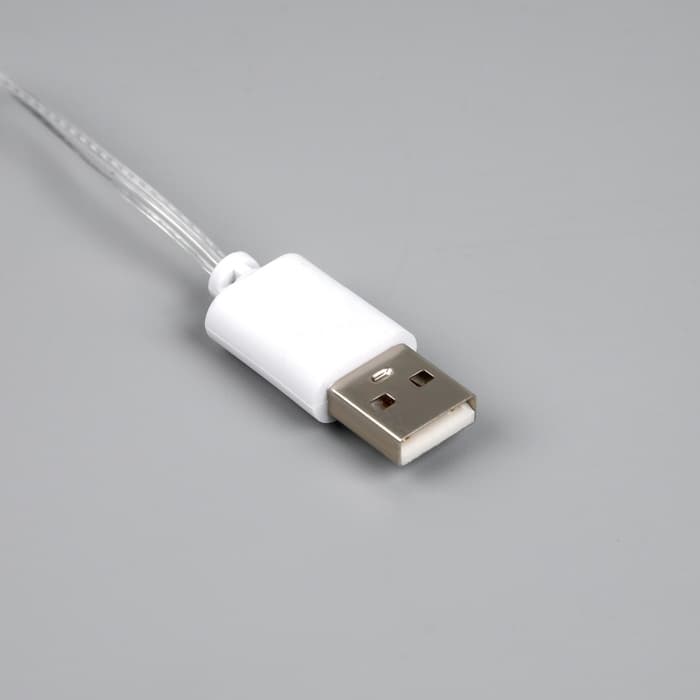 Неоновая вывеска «Планета» 30×17.5 см, батарейки AAx3 (не в комплекте) + USB, свечение розово-синее