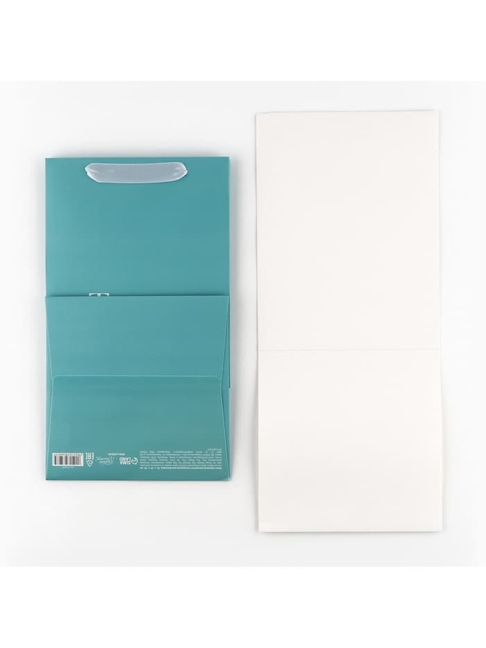 Переноска для цветов с вкладышем для фиксации, «Только для тебя», тиффани, 35×20×20 см