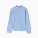 Водолазка детская, голубая, рост 122 см