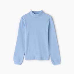 Водолазка детская, голубая, рост 122 см