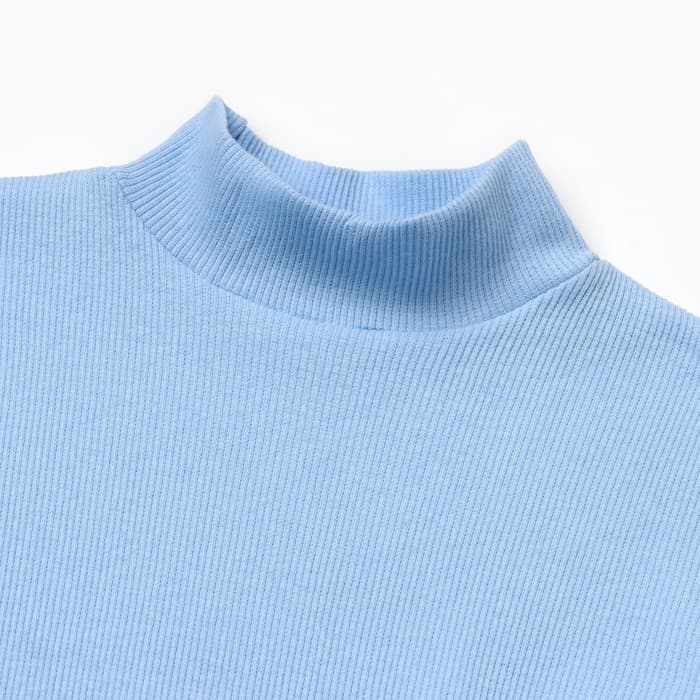 Водолазка детская, голубая, рост 122 см