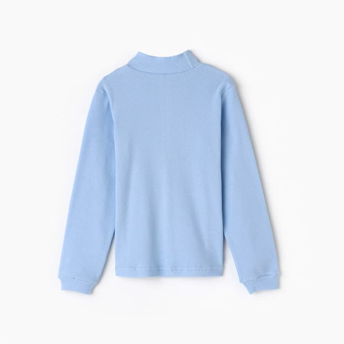 Водолазка детская, голубая, рост 122 см