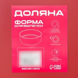 Противень Доляна «Ренард. Прямоугольник», 31.5×21.5 см, антипригарное покрытие, красный
