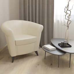 Банкетка «Лагуна», 780×630×790 мм, искусственная кожа, цвет бежевый