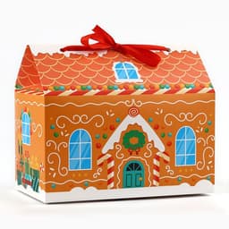Коробка для сладостей «Пряничный новогодний домик», 10×18×14 см