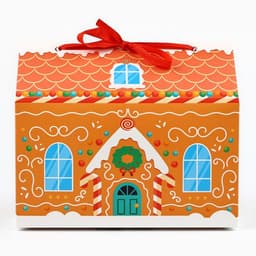 Коробка для сладостей «Пряничный новогодний домик», 10×18×14 см