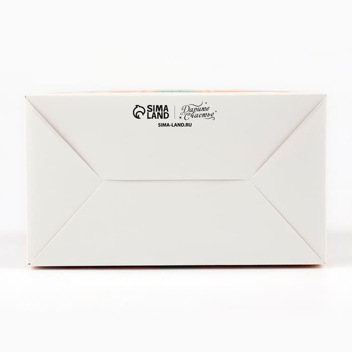 Коробка для сладостей «Пряничный новогодний домик», 10×18×14 см