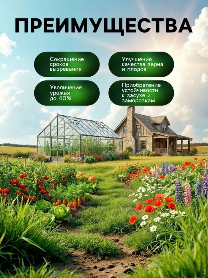 Органическое удобрение универсальное Greenlife, 500 мл