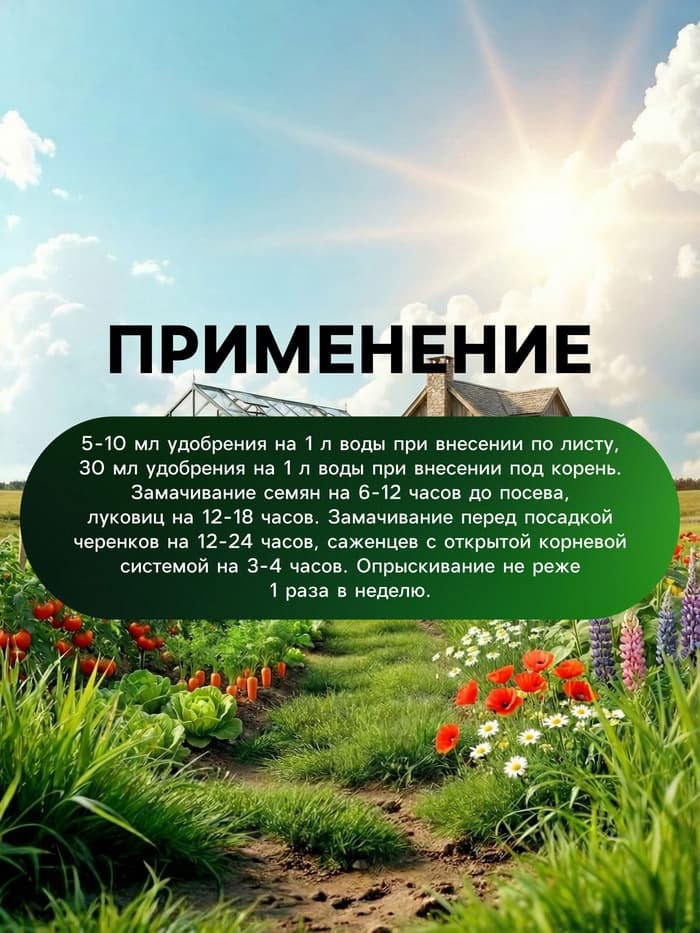 Органическое удобрение универсальное Greenlife, 500 мл