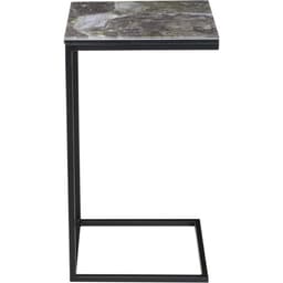 Столик журнальный «Геркулес», 300×340×620 мм, металл, цвет королевский мрамор/черный