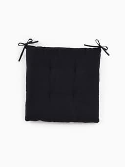 Подушка на стул «Этель» Home, 42×42 см, чёрная