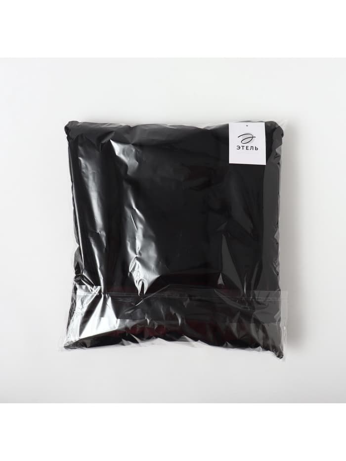 Подушка на стул «Этель» Home, 42×42 см, чёрная