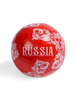 Футбольный мяч ONLYTOP RUSSIA, машинная сшивка, 32 панели, р. 5, PVC