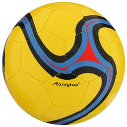 Футбольный мяч ONLYTOP, машинная сшивка, 32 панели, р. 5, PVC, цвет МИКС