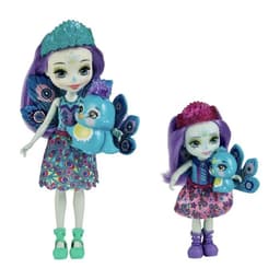 Куклы «Энчантималс. Пэттер Павлина с сестричкой и питомцами», набор 2 куклы, 2 питомца