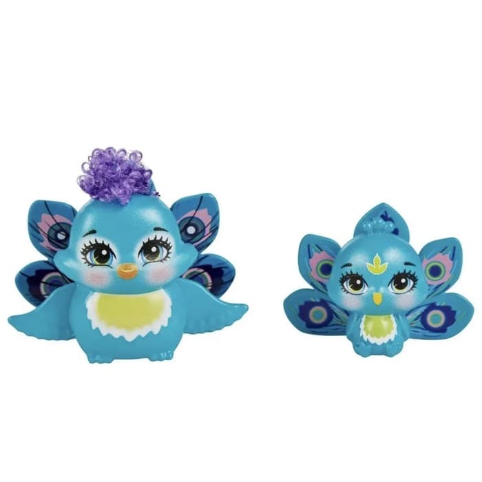 Куклы «Энчантималс. Пэттер Павлина с сестричкой и питомцами», набор 2 куклы, 2 питомца