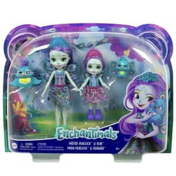 Куклы «Энчантималс. Пэттер Павлина с сестричкой и питомцами», набор 2 куклы, 2 питомца
