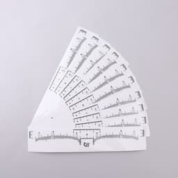 Трафареты - наклейки для оформления бровей, набор - 10 шт.