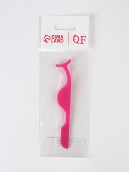 Пинцет для накладных ресниц, 10.8×1.8 см, розовый