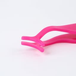 Пинцет для накладных ресниц, 10.8×1.8 см, розовый