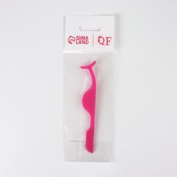 Пинцет для накладных ресниц, 10.8×1.8 см, розовый