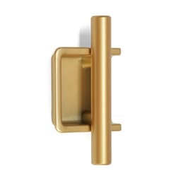 Ручка врезная, Hidden, мо 32 мм, цвет сатиновое золото