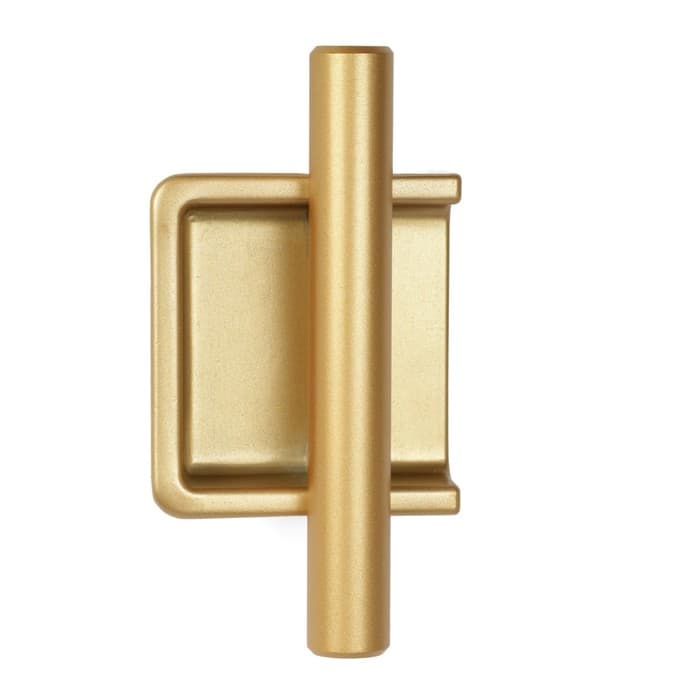 Ручка врезная, Hidden, мо 32 мм, цвет сатиновое золото