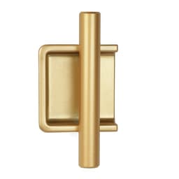 Ручка врезная, Hidden, мо 32 мм, цвет сатиновое золото