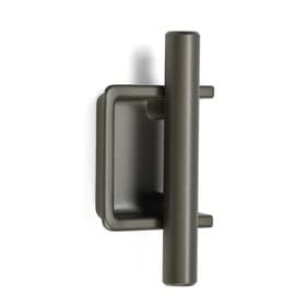 Ручка врезная, Hidden, мо 32 мм, тёмная, железо