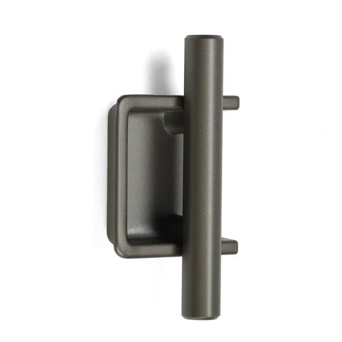 Ручка врезная, Hidden, мо 32 мм, тёмная, железо