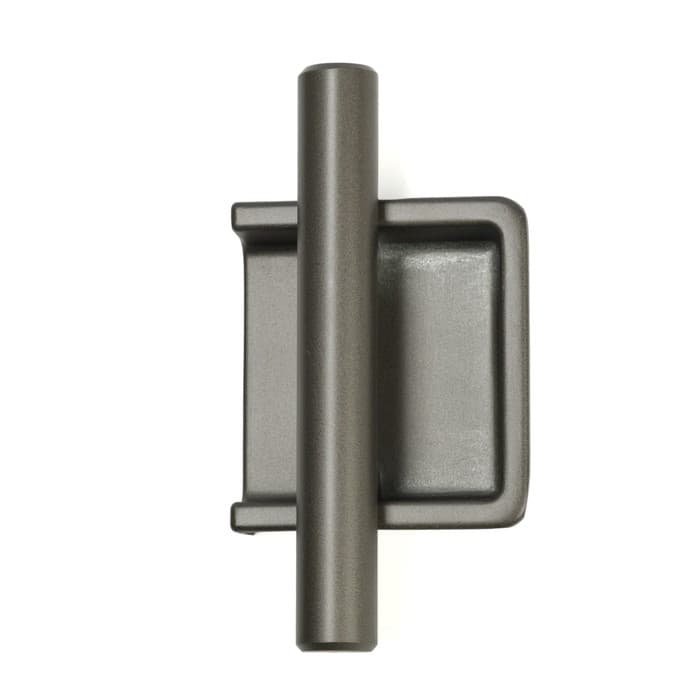 Ручка врезная, Hidden, мо 32 мм, тёмная, железо