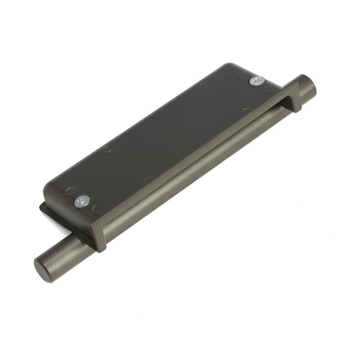 Ручка врезная, Hidden, мо 96 мм, тёмная, железо