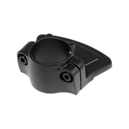 Соединитель односторонний для трубы d=25 мм и панели, регулируемый, черный