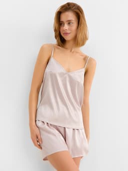 Шорты домашние женские MINAKU: Home collection, бежевые, размер 44