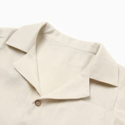 Рубашка для мальчика «Крошка Я» Linen, рост 86-92, молочная