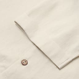 Рубашка для мальчика «Крошка Я» Linen, рост 86-92, молочная