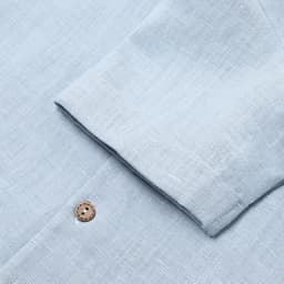 Рубашка для мальчика «Крошка Я» Linen, рост 86-92, голуба