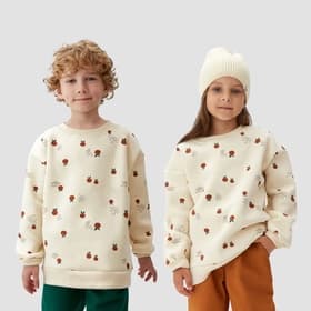 Свитшот детский с начёсом KAFTAN: Oranges, бежевый, рост 134-140 см