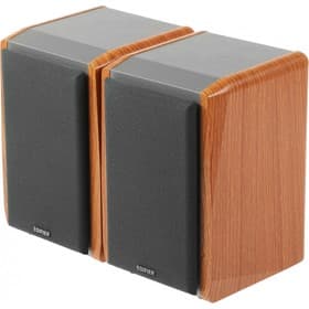 Колонки Edifier R1010BT, формат акустики 2.0, 24 Вт, Bluetooth, МДФ, от сети, коричневые