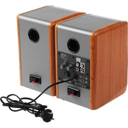 Колонки Edifier R1010BT, формат акустики 2.0, 24 Вт, Bluetooth, МДФ, от сети, коричневые